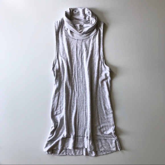 SOLD Lou & Grey Gray Brushmarl Cowlneck Top - Picture 3 of 8